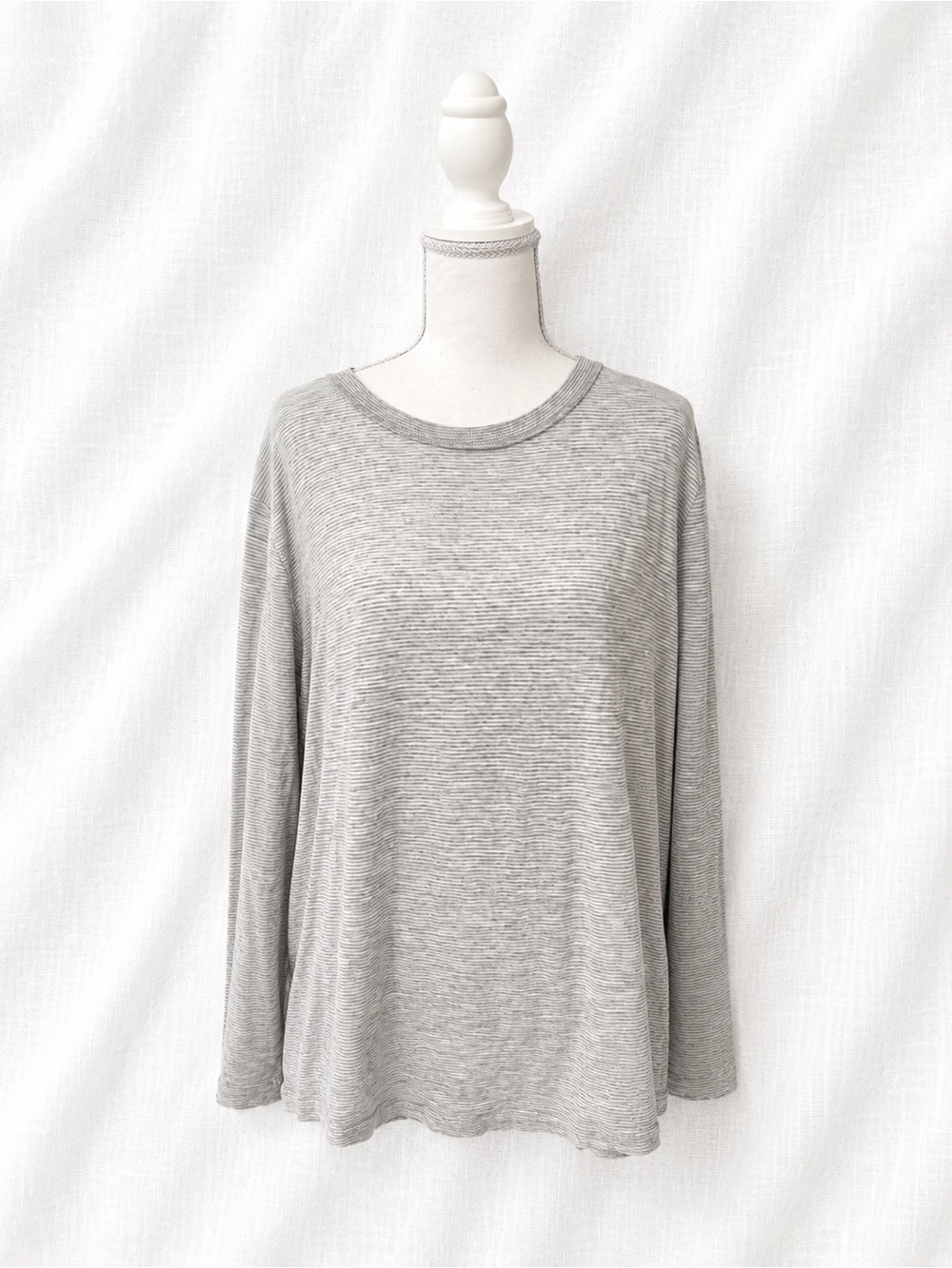 Denver Hayes Heather Gray Long Sleeve Tee
